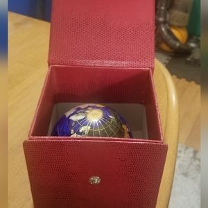 Vintage Globe Earth Paperweight.